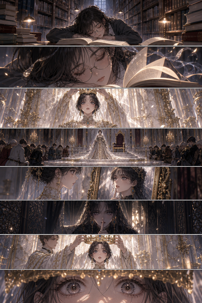 Second Crown — community sample published on Manhwa Generator